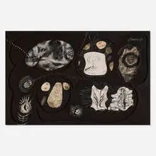 Gerome Kamrowski, Lost Time, 1942, mixed media box construction with collage