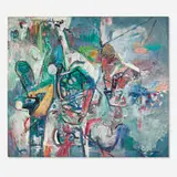 Paul Burlin, A Summer Day, 1956-57, oil on canvas