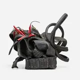 Chakaia Booker, Untitled, 1996, tires, screws