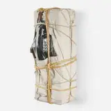 Wrapped Payphone by Christo & Jeanne-Claude, 1988, New York City steel and plastic payphone wrapped in sackcloth and transparent polyethlene with rope and twine, sold Sep 2024