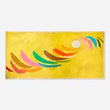 Jack Bush, Spin-Off Yellow, 1976, acrylic on canvas