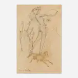 Francis Picabia, Sans titre, 1930-31, watercolor and charcoal on paper