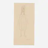 Man Ray, Femme roue, 1939, graphite on paper