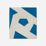 Charles Green Shaw, Untitled (Blue and White Abstraction)