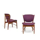 chairs, pair, model 51 by Finn Juhl, sold May 2022