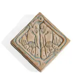 Ernest A. Batchelder, tile with a pair of birds