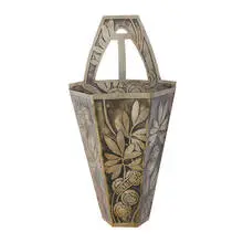 Carence Crafters, wall pocket with floral decoration