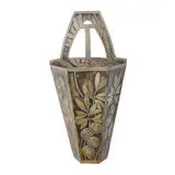 Carence Crafters, wall pocket with floral decoration