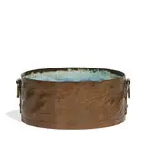 Carence Crafters, planter with stylized flower decoration