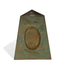 Carence Crafters, three-sided picture frame with decoration of birds and cherry blossom branches