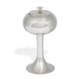 Elvind Borsum for Frank S. Boyden, trophy-form lidded vessel with open notch for a sauce ladle