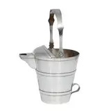 Lebolt & Co., three-pint ice bucket with spout and swing handle, #815