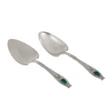 John Pontus Petterson, serving articles, two: cake server and spoon
