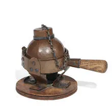 attribution Joseph Heinrichs, gimbal cigar lighter mounted on a stand