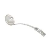 Potter Studio, sauce ladle with pierced floral decoration