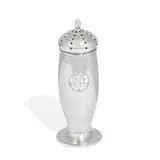 James T. Woolley, Arts & Crafts sugar caster with a chased blossom roundel, #25