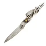 Aesthetic Movement letter opener with cattail and fly motif, #146 by George W. Shiebler & Co., New York, USA, sold Apr 2022