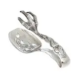 Tiffany & Co., Ailanthus ice tongs with pierced bowl and talon terminal