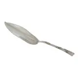 Tiffany & Co., Lap Over Edge fish slice with dragonfly and rippled water decorated handle, #908