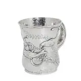 Tiffany & Co., Aesthetic Movement mug with an underwater scene, #6292