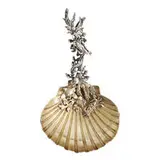Aesthetic Movement bon-bon spoon with underwater motif, #6039 by George W. Shiebler & Co., New York, USA, sold Apr 2022