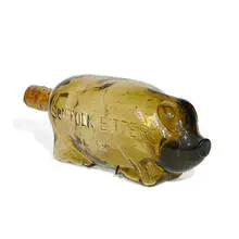 Bitters pig-form bottle by Reproduction Suffolk, sold Apr 2022