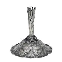 Bailey Banks & Biddle, footed vase holder with cattails, frogs and lily pads, #2830, Philadelphia, USA