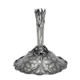 Bailey Banks & Biddle, footed vase holder with cattails, frogs and lily pads, #2830, Philadelphia, USA