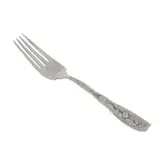Whiting Mfg. Co., Berry serving fork with black raspberry decorated handle, New York, USA