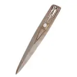 Edgar Brant, Art Deco letter opener with naturalistic branch decoration and an applied cabochon stone