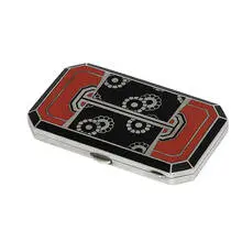 attribution Jules Dulauroy, Art Deco ladies compact