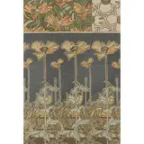 Alphonse Mucha, plate 38 (Art Nouveau poppy study), from Documents Décoratifs, 1902