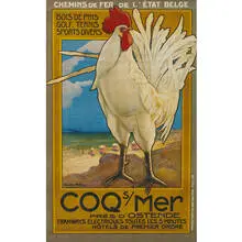 Marten Melsen, Coq s/Mer près d'Ostende (Belgian Railways)