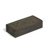 Alfred-Louis-Achille Daguet, Rectangular box with inset cabochon jewels throughout