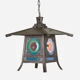 Frances and Michael Higgins, hanging lamp