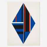 Ilya Bolotowsky, Blue Diamond (from the 1776 USA 1976: Bicentennial Prints portfolio)