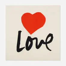 yes #1 by Corita Kent, 1976, screenprint in colors, sold Apr 2020