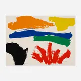 bird of the rainbow by Corita Kent, 1975, screenprint in colors, sold Apr 2020