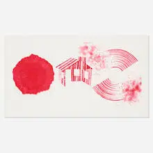 Hot Lake (second state) by James Rosenquist, 1978, etching and aquatint, sold Apr 2020