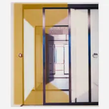 Pertti Kekarainen, TILA (Yellow Diagonal), 2009, c-print Diasec mounted on acrylic