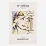 Roy Lichtenstein, exhibition poster, 1984, offset color lithograph on paper