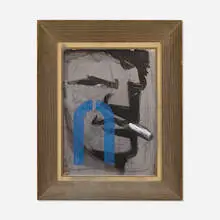 Robert Loughlin, Untitled (U), acrylic on board