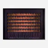 Rosamond Berg, Dust From January, 1983, mixed media box construction with wood, fabric and string