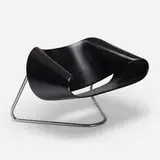 Ribbon chair, model CL9 by Cesare Leonardi and Franca Stagi, 1961, lacquered fiberglass, chrome-plated steel, sold Apr 2020