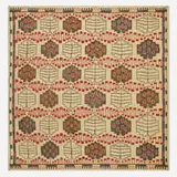 Modern, flatweave carpet, c. 1975, hand-woven wool