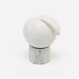 Hanna Eshel, Untitled (kinetic sculpture), c. 1975, Carrara marble