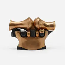 Desperta Ferro 2 by Miguel Ortiz Berrocal, 1979-1982, bronze, sold Apr 2020