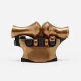 Desperta Ferro 2 by Miguel Ortiz Berrocal, 1979-1982, bronze, sold Apr 2020