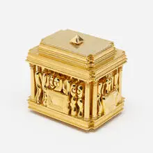 Il Cofanetto by Miguel Berrocal, 1969-1975, gold-plated bronze, sold Apr 2020