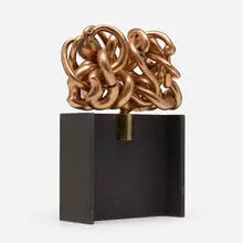 Siextasis by Miguel Ortiz Berrocal, 1976, bronze, steel, sold Apr 2020